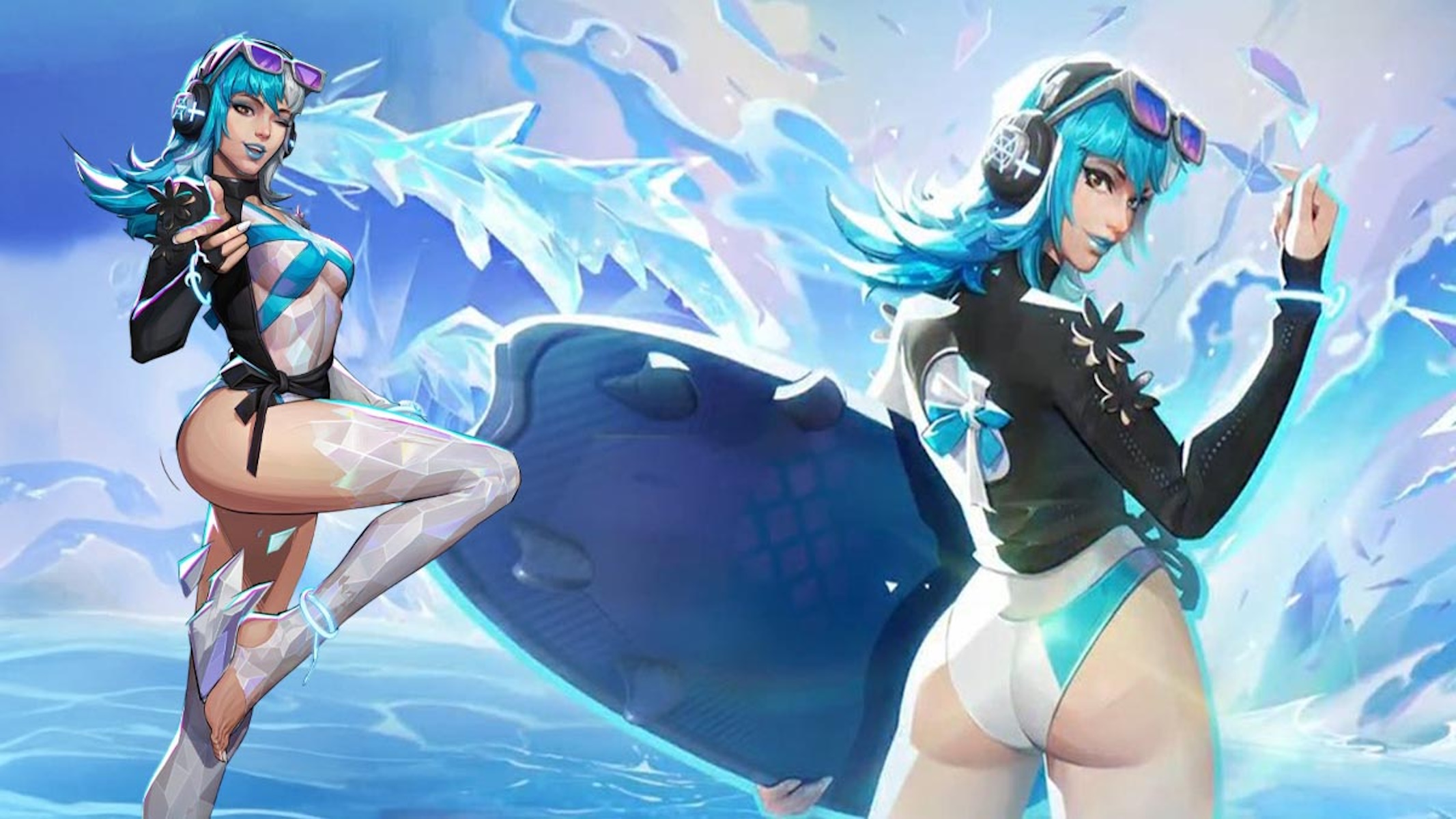 la skin Cool Summer di Luna Snow nell'evento summer special di marvel rivals