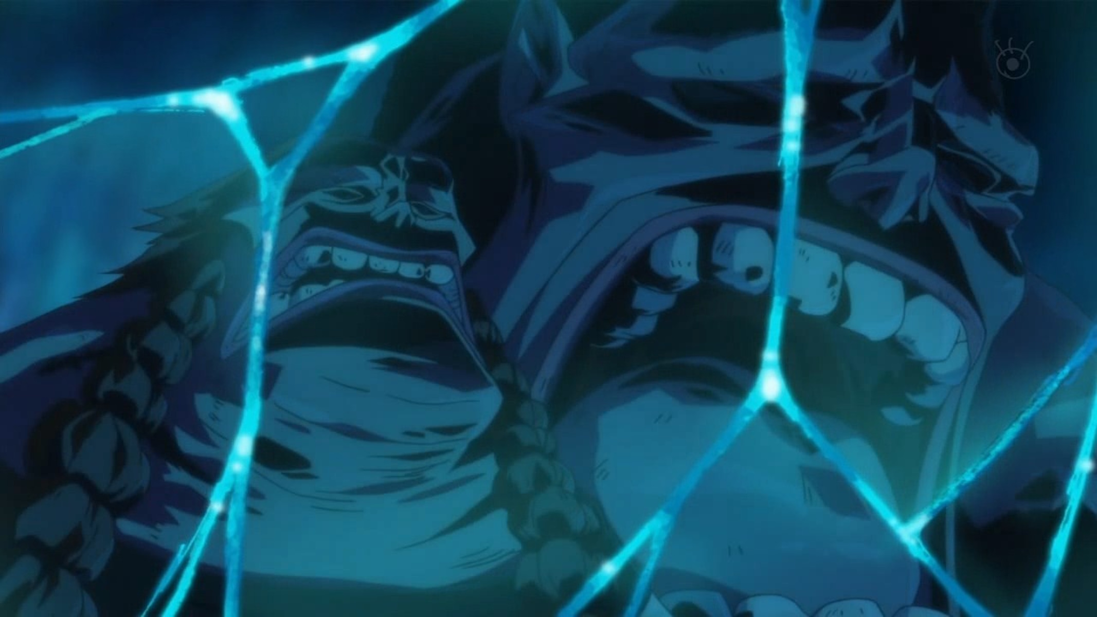 i giganti congelati di punk hazard in One Piece