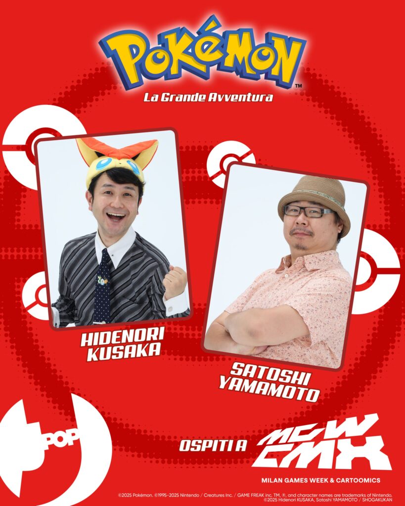 J-Pop porterà gli autori di Pokémon - La Grande Avventura alla Milan Games Week & Cartoomics 2025! 1 J-Pop