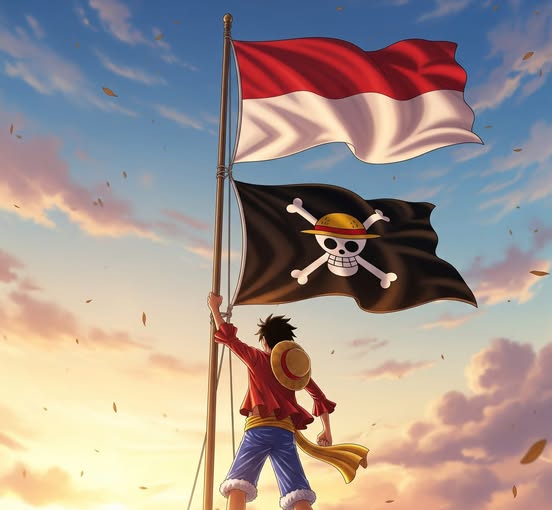 One Piece fa tremare il potere: in Indonesia la bandiera dei Mugiwara viene sventolata come simbolo di protesta 1 526945635 1154998066723365 8669799670012572193 n
