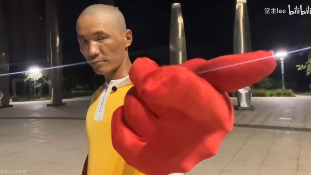 Agricultor chines treino viral de One Punch Man screenshot 2