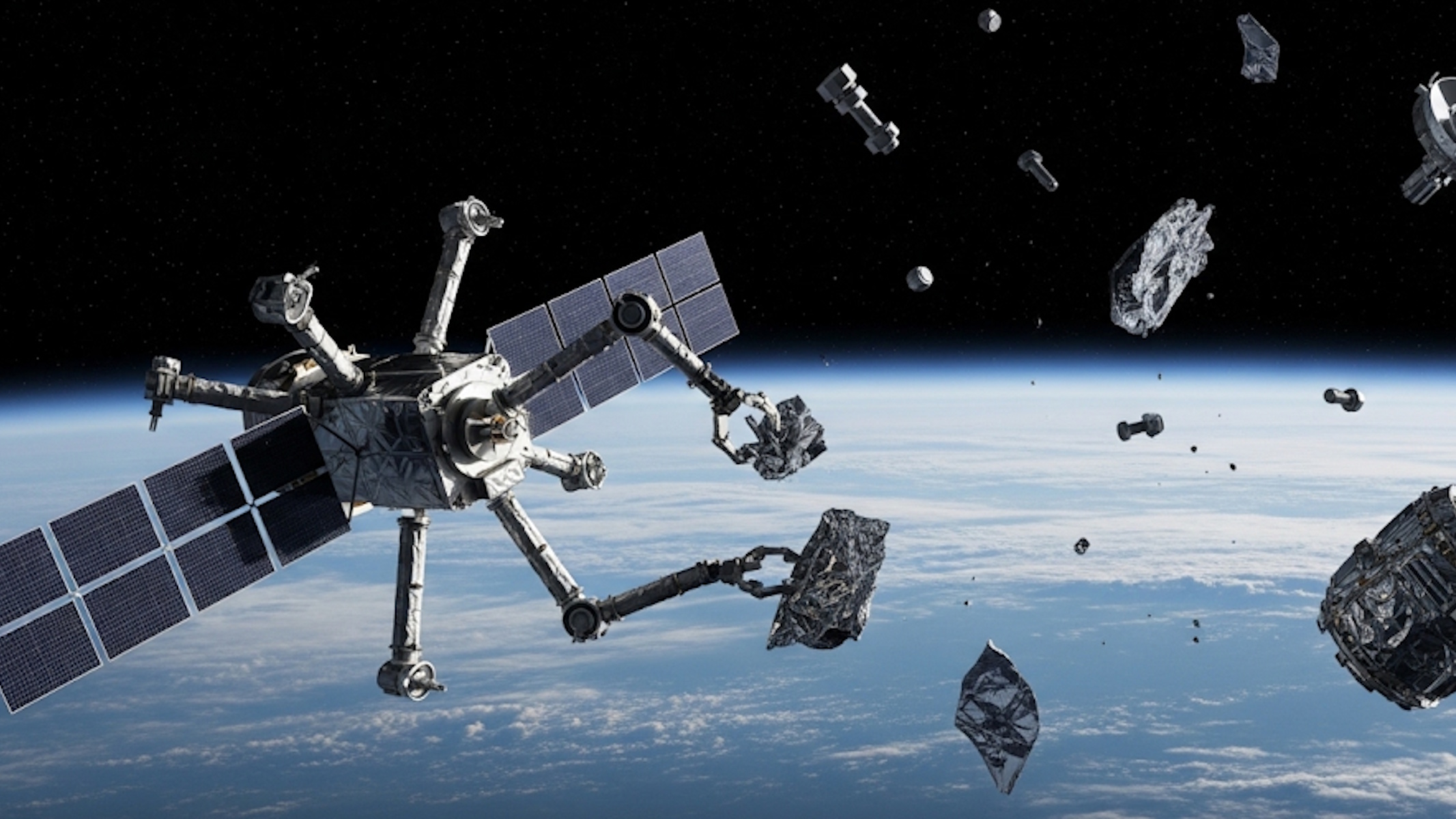 Satellite "pastore" di Astroscale per ripulire dai detriti spaziali