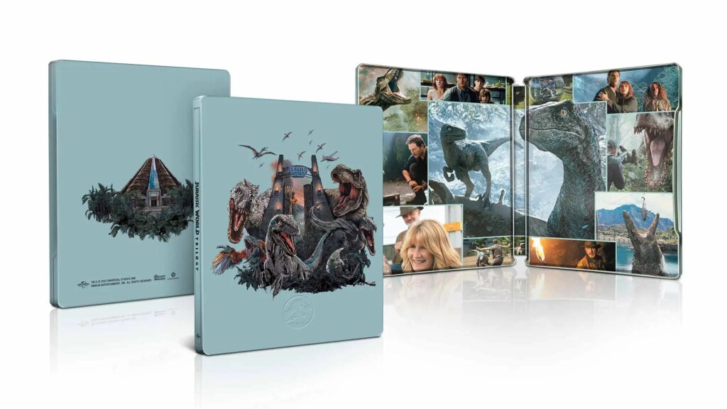 JurassicWorld LaTrilogia FanFactory Steelbook 3 4KUltraHD 11
