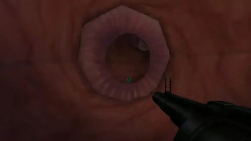 System Shock 2: Nate Wells rivela l'uso di immagini reali di colonscopia per creare le texture del videogioco 3 Real colonoscopy used in System Shock 2 1024x576 1 835x470 1
