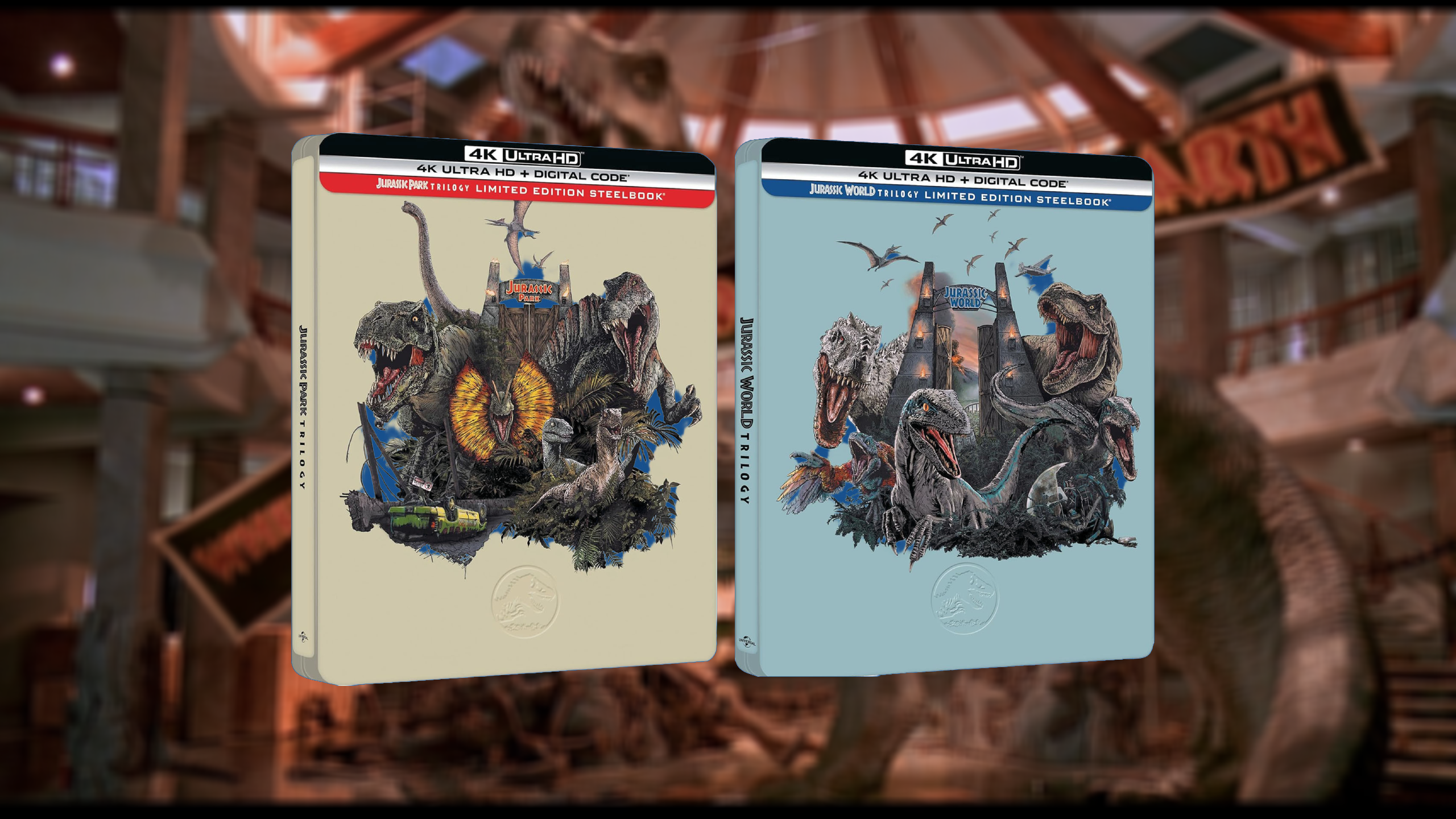 jurassic park e world steelbook
