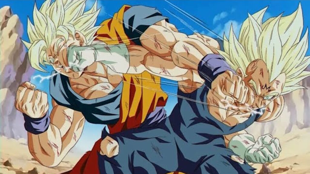 Dragon Ball: Majin Vegeta contro Goku, un duello profondo, che ha cambiato la loro rivalità 2 dragon ball goku vs majin vegeta