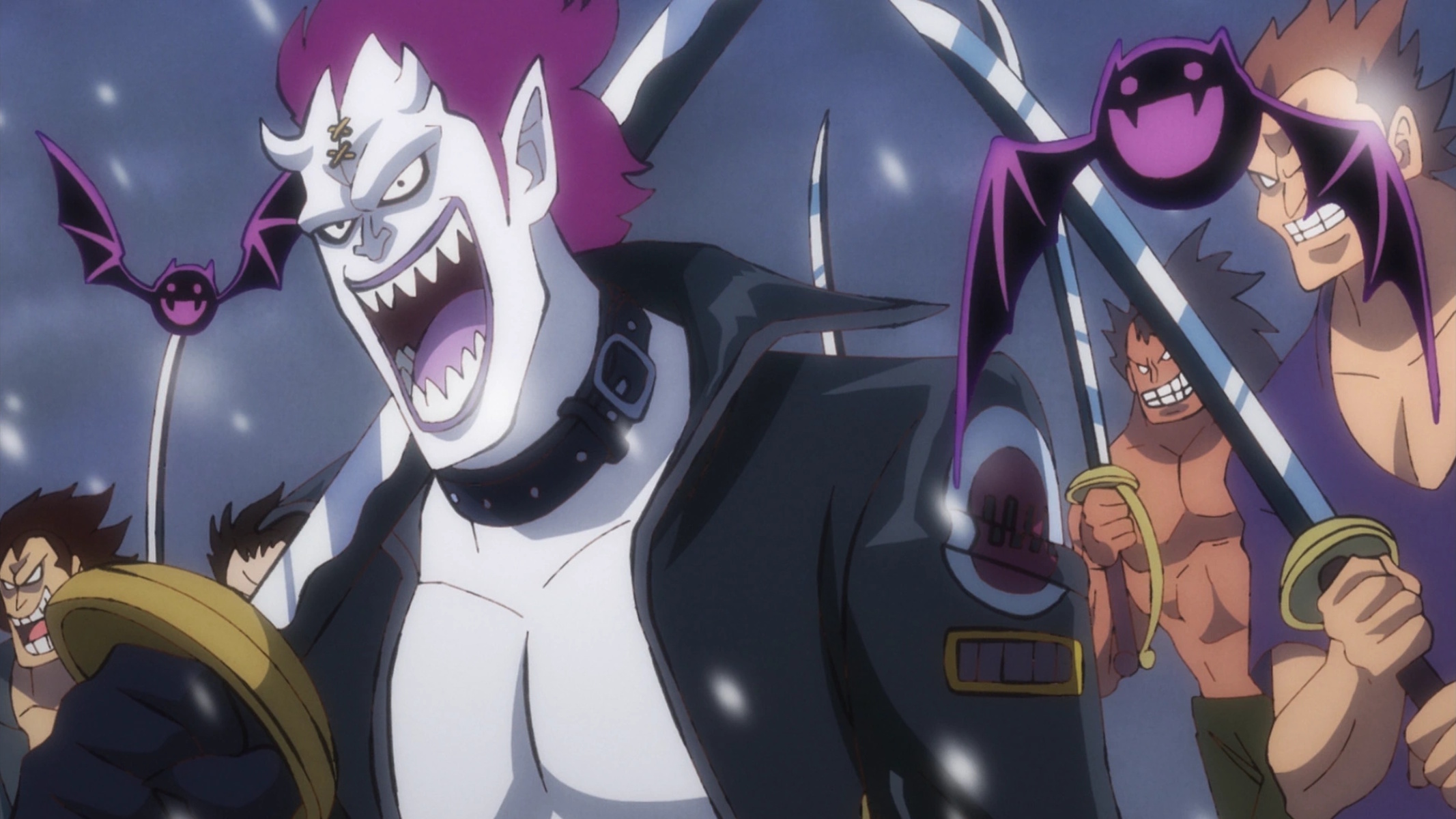 Gecko Moria sfida Kaido da giovane in One Piece