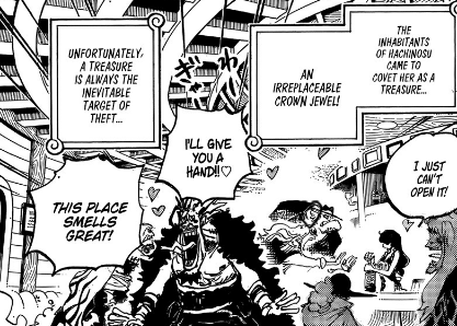 One Piece 1157: la teoria che spiega qual era il tesoro rubato ad Hachinosu e portato a God Valley 2 immagine 3