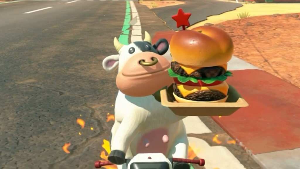 PETA contro Mario Kart World: nel mirino l'anello al naso della Mucca, di cui ha chiesto la rimozione 1 mario kart world mucca