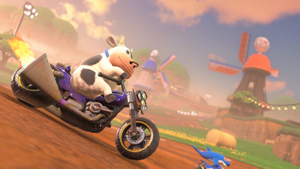 PETA contro Mario Kart World: nel mirino l'anello al naso della Mucca, di cui ha chiesto la rimozione 2 mario kart world mucca moto