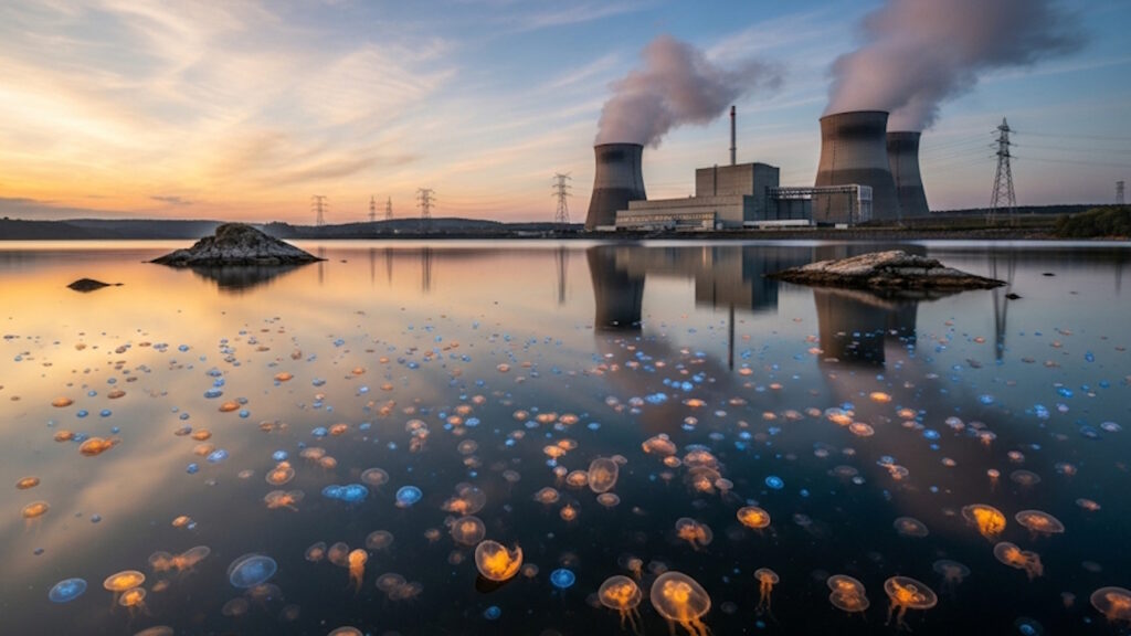 meduse bloccano reattore nucleare
