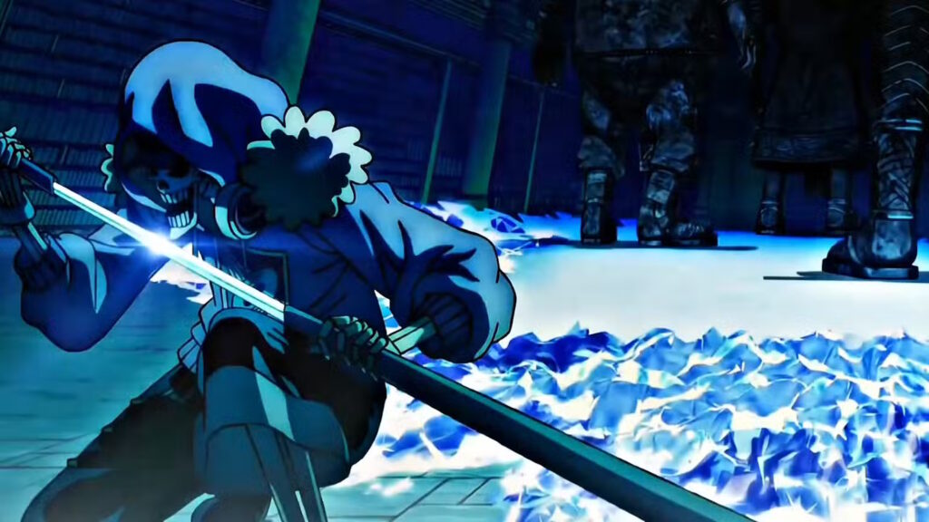 One Piece e il tema del congelamento: molto più di un potere da Frutto, ma una forma di preservazione 3 one piece brook potere gelo