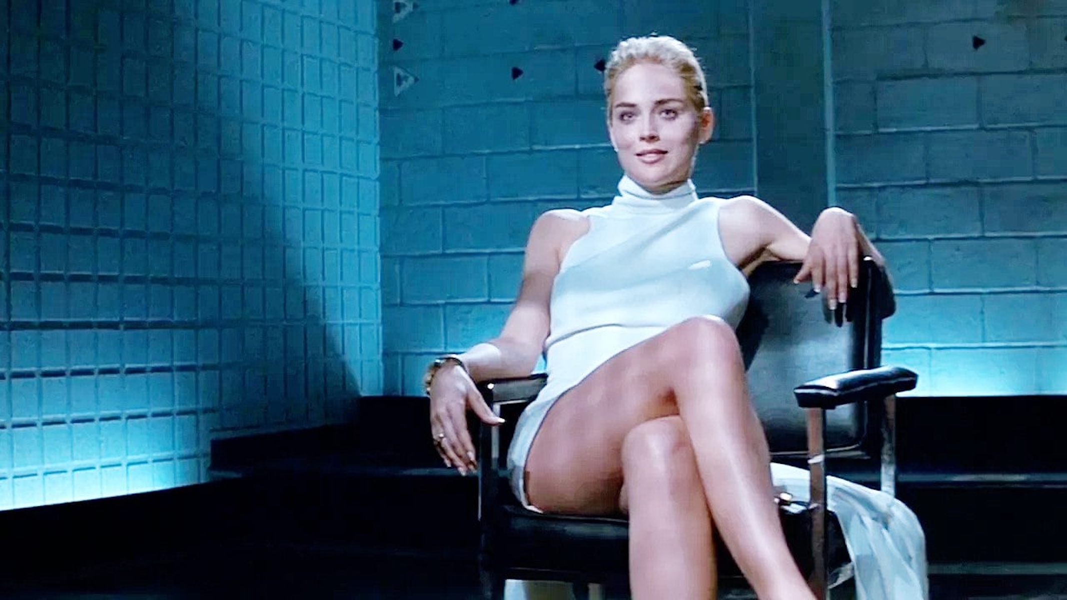 la famosa scena di Sharon Stone in Basic Instinct