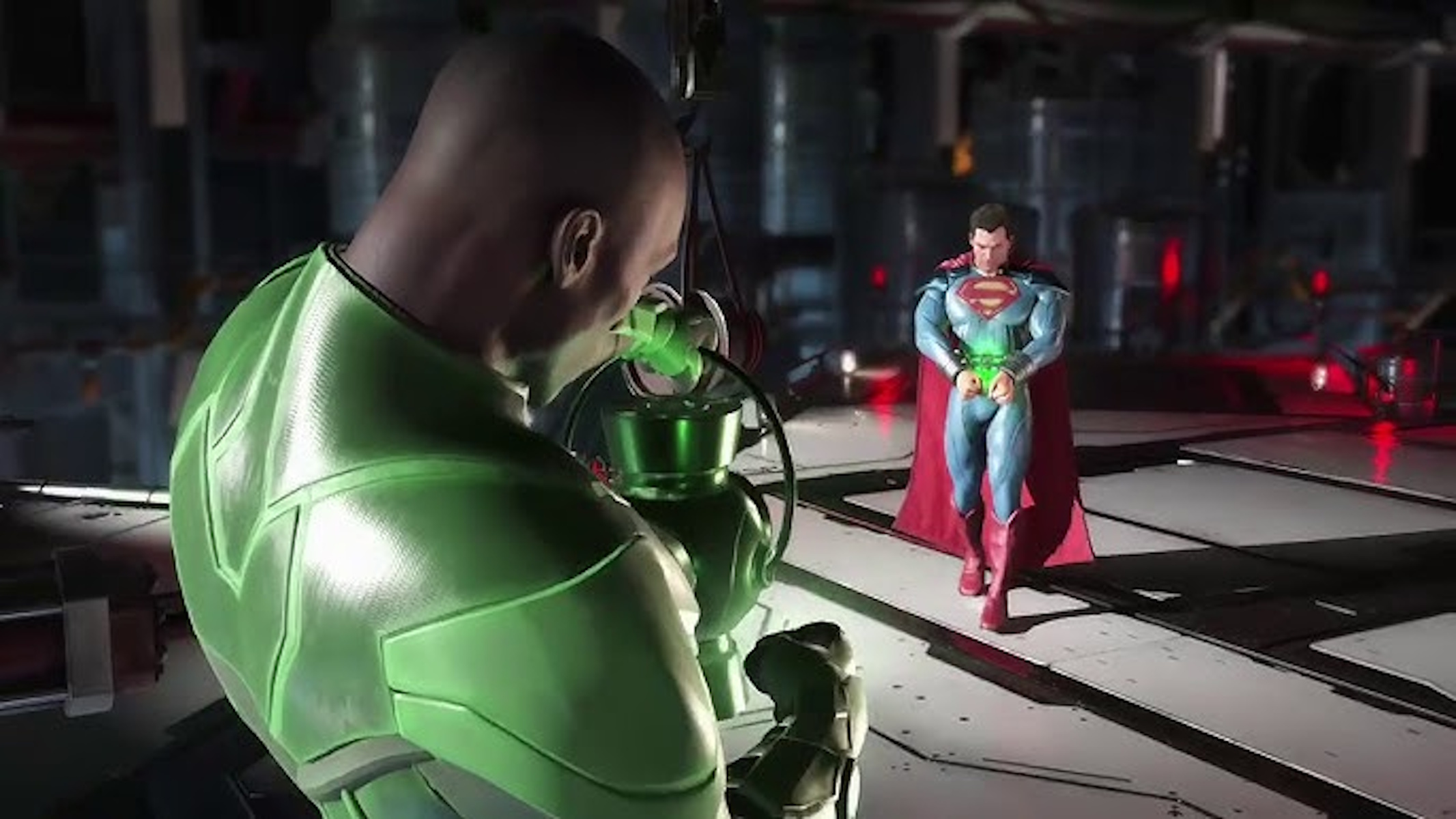 Superman contro John Steward, Lanterna Verde in Injustice