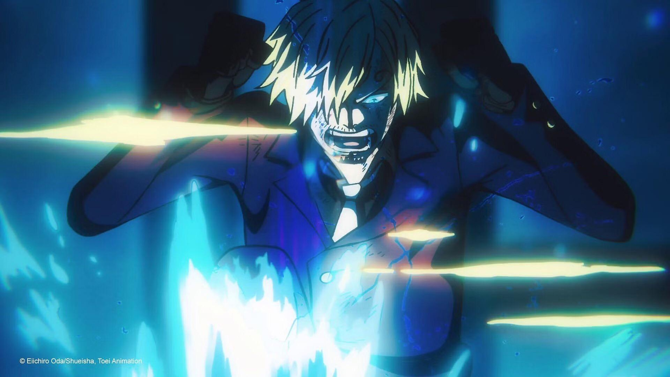 l'ifrit jambe di Sanji in One Piece