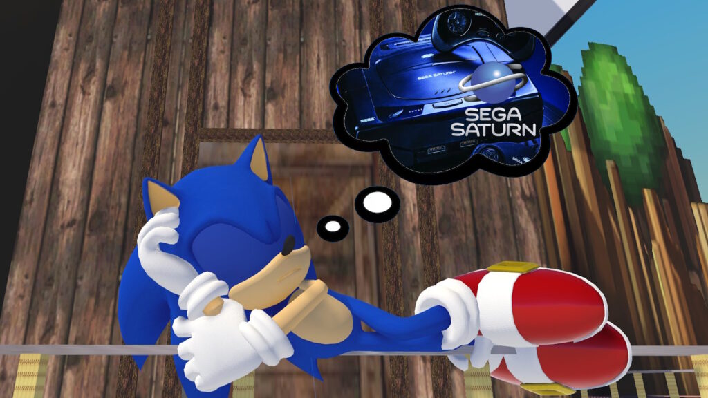 sonic sogna la sega saturn