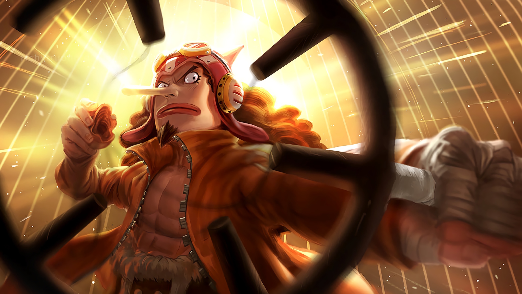 Wallpaper di Usopp di One Piece