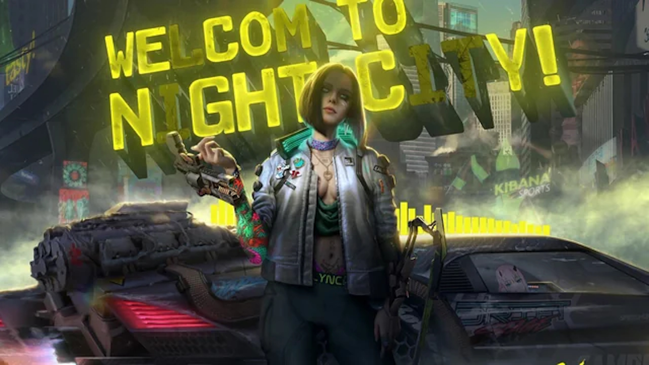benvenuti a night city in Cyberpunk 2077