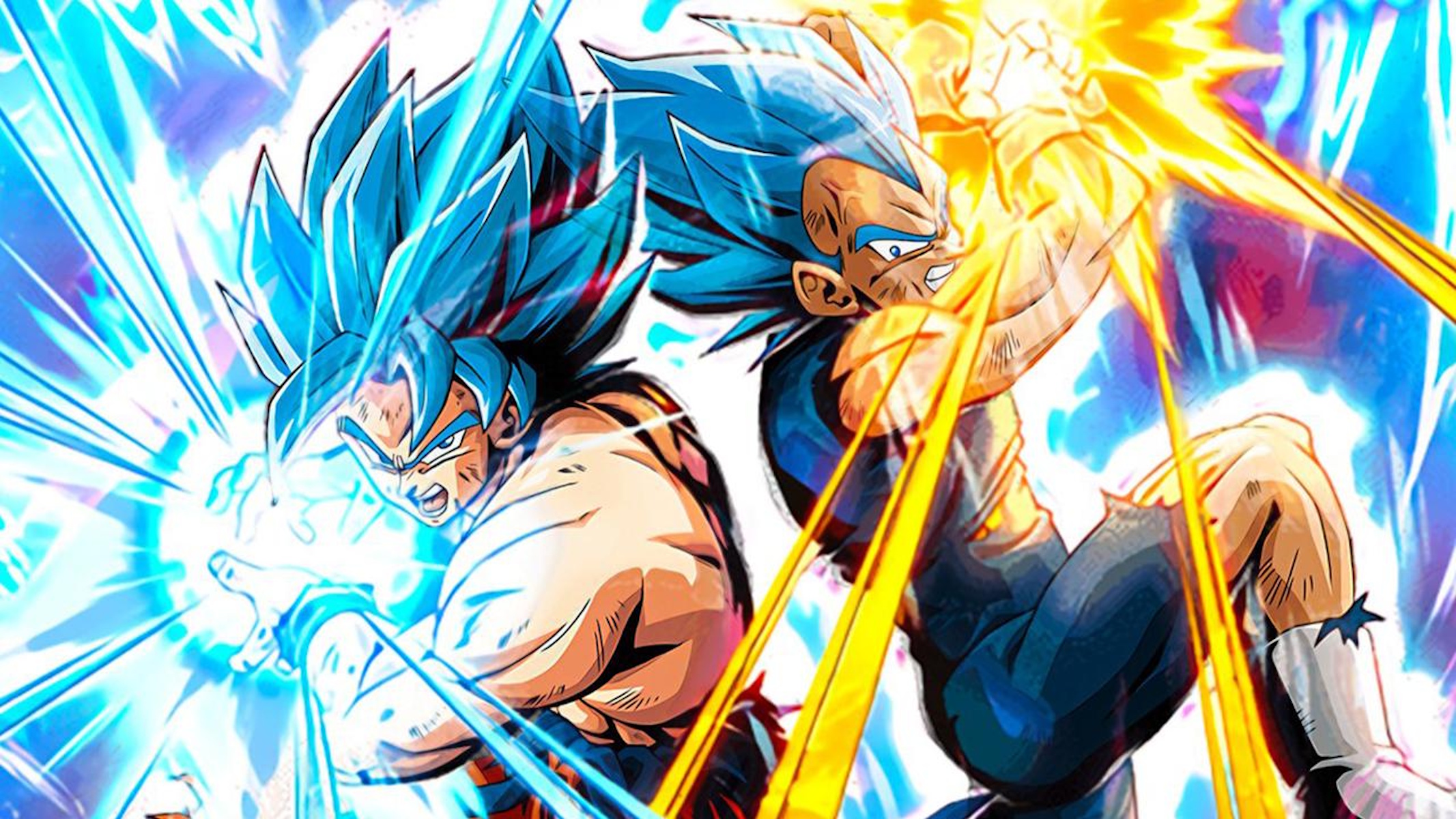 Goku e Vegeta SSJ Blue in Dragon Ball Super