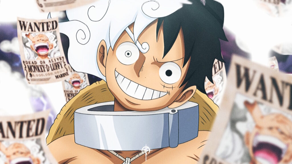 Luffy di One Piece in gear 5