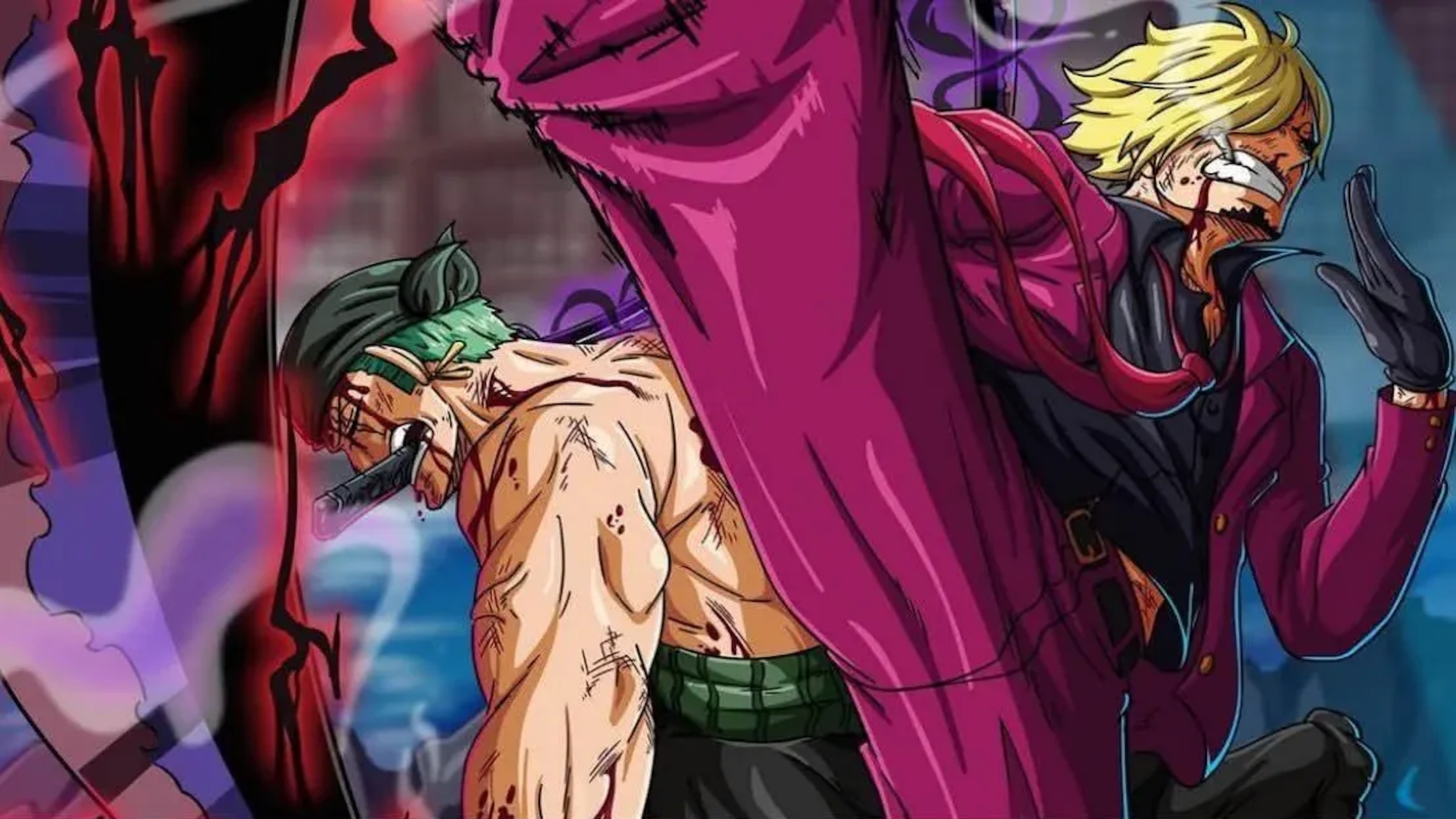 zoro e sanji di one piece
