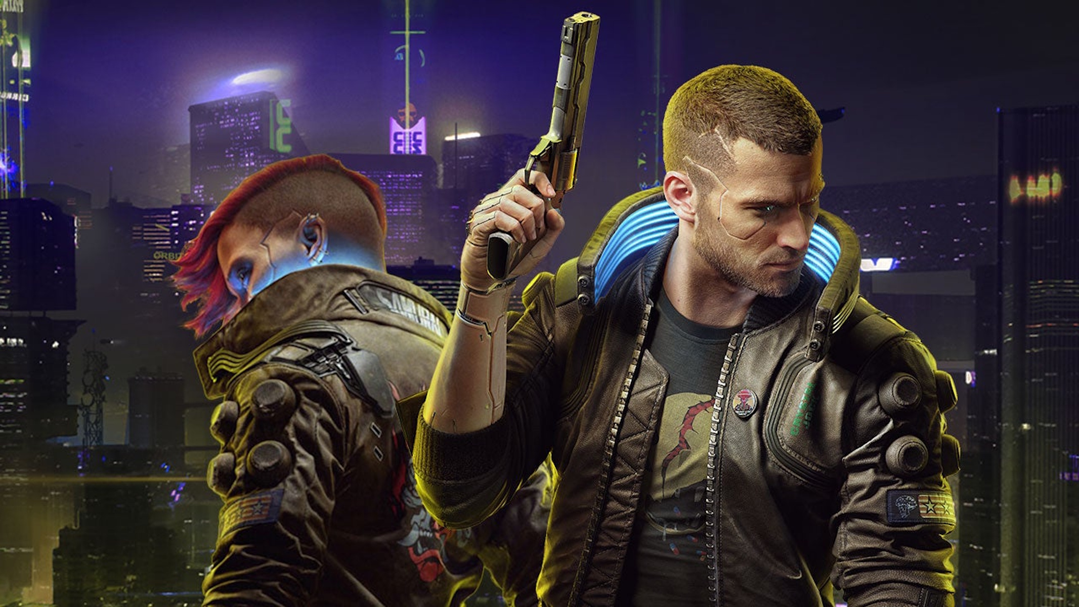 V maschio e V donna in cyberpunk 2077