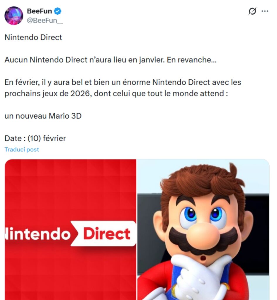 Nintendo: secondo un leak il prossimo Direct sarà "enorme" e vedrà un annuncio importante a tema Mario 1 Nintendo