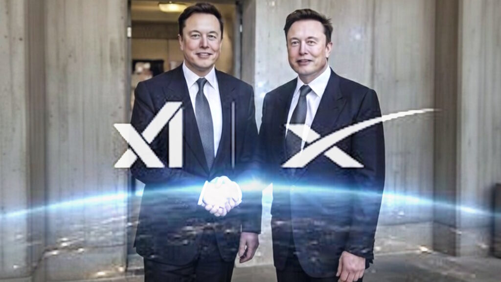 elon musk merge spacex xai