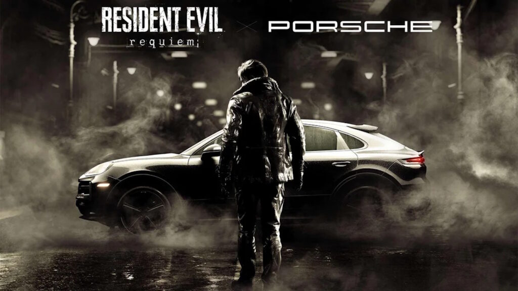resident evil requiem x porsche