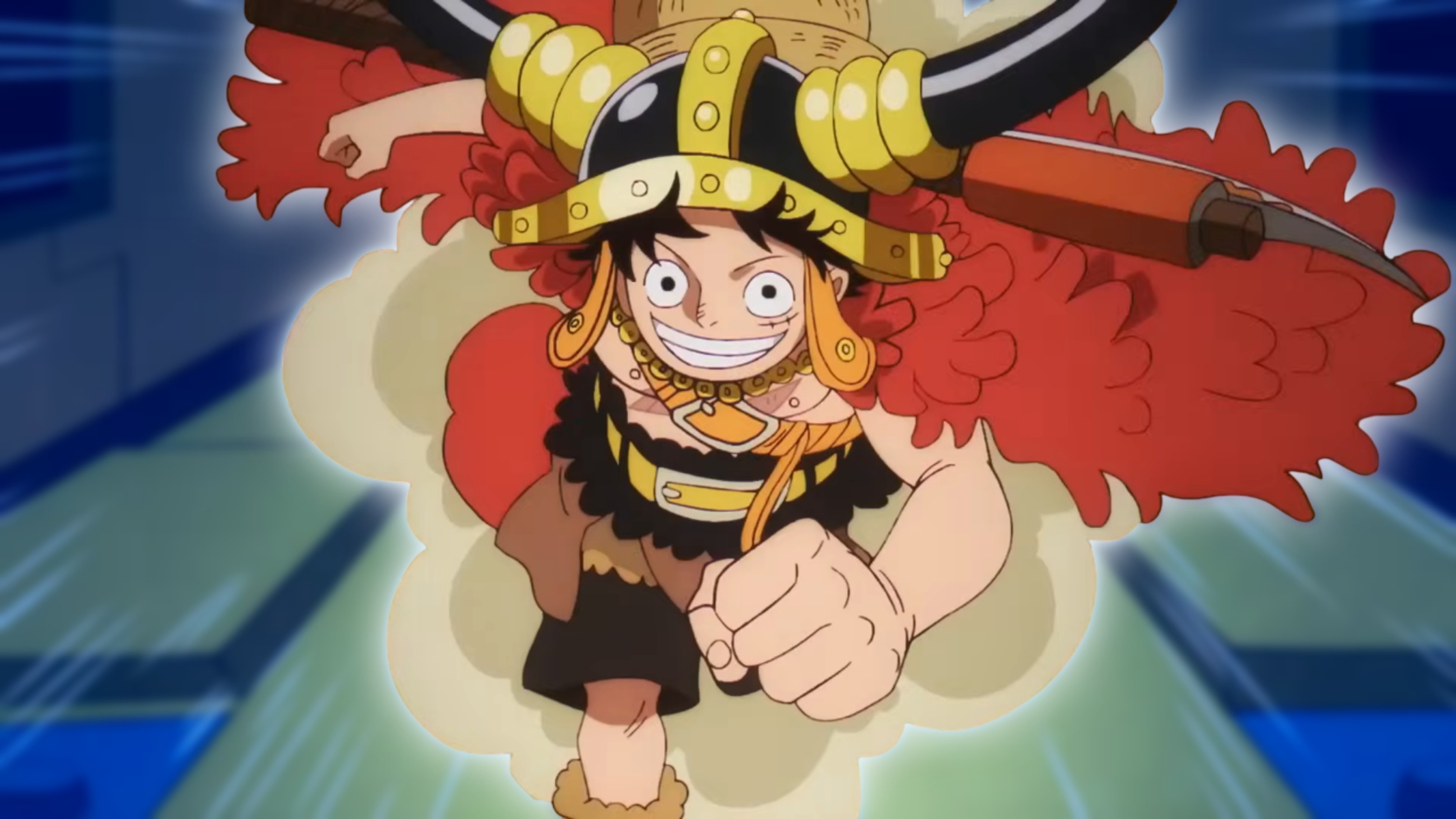 luffy ad elbaph nell'anime di one piece