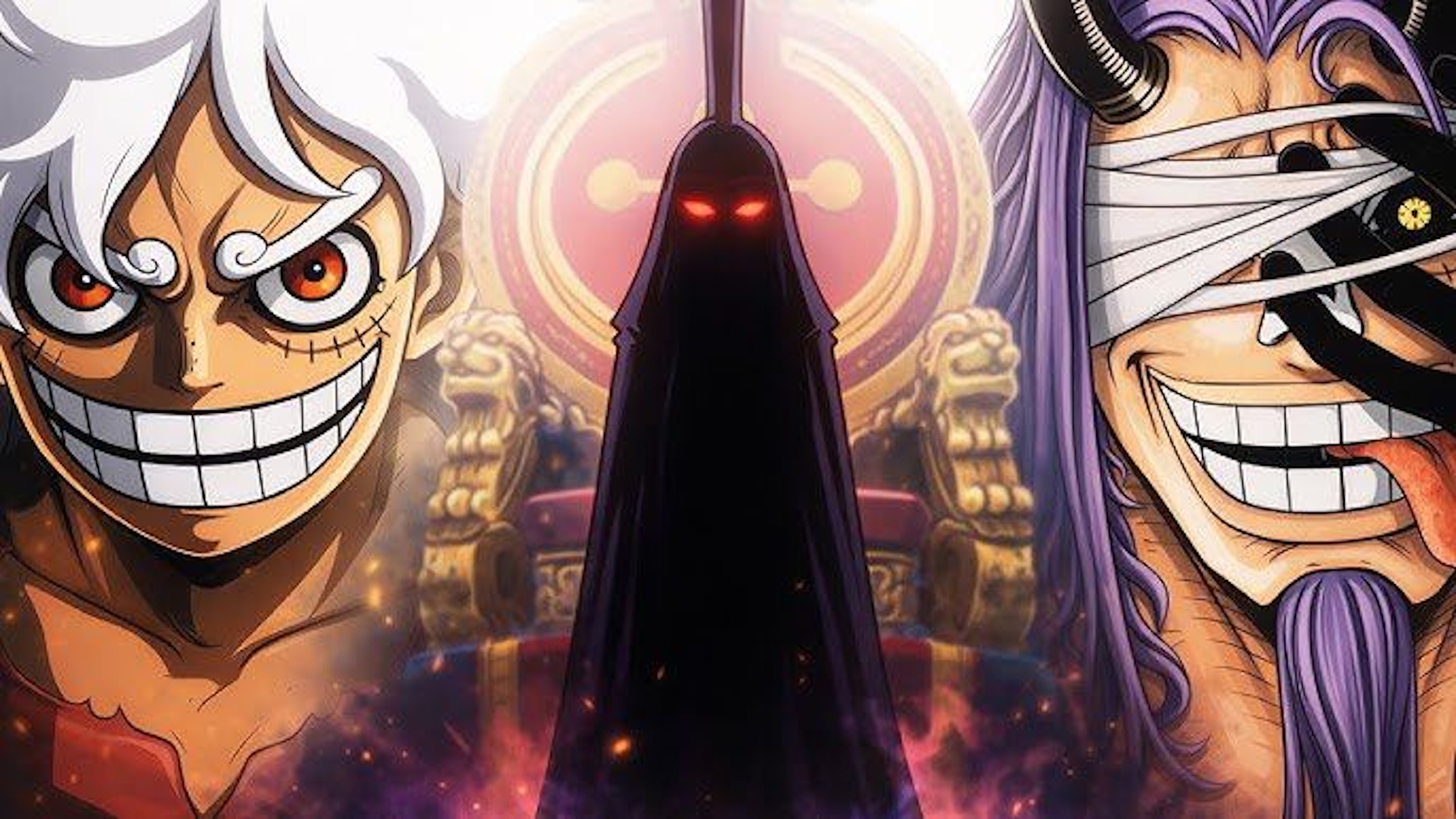 Imu, loki e Luffy in One Piece