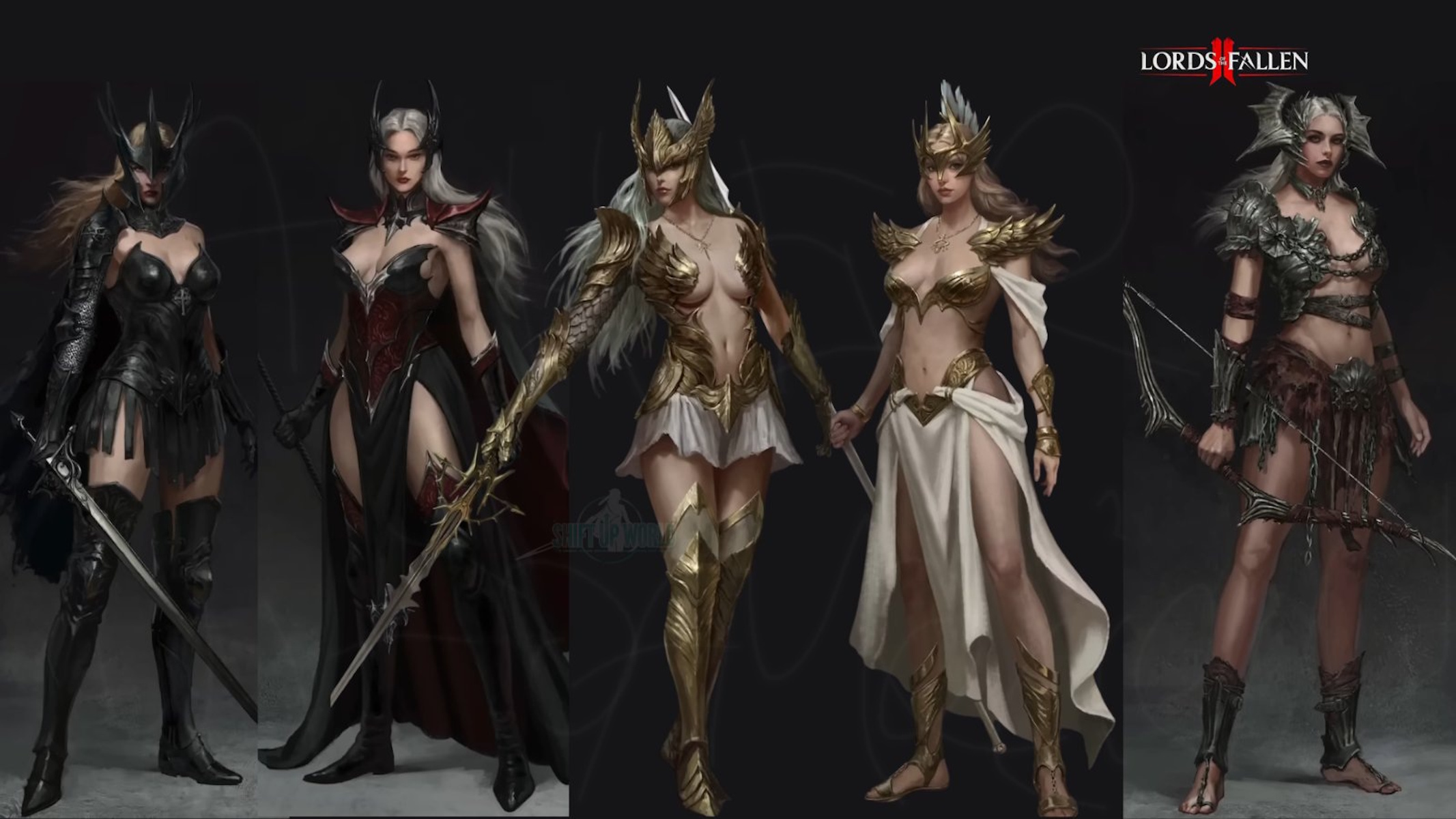 armature femminili provocanti per Lords of the Fallen 2