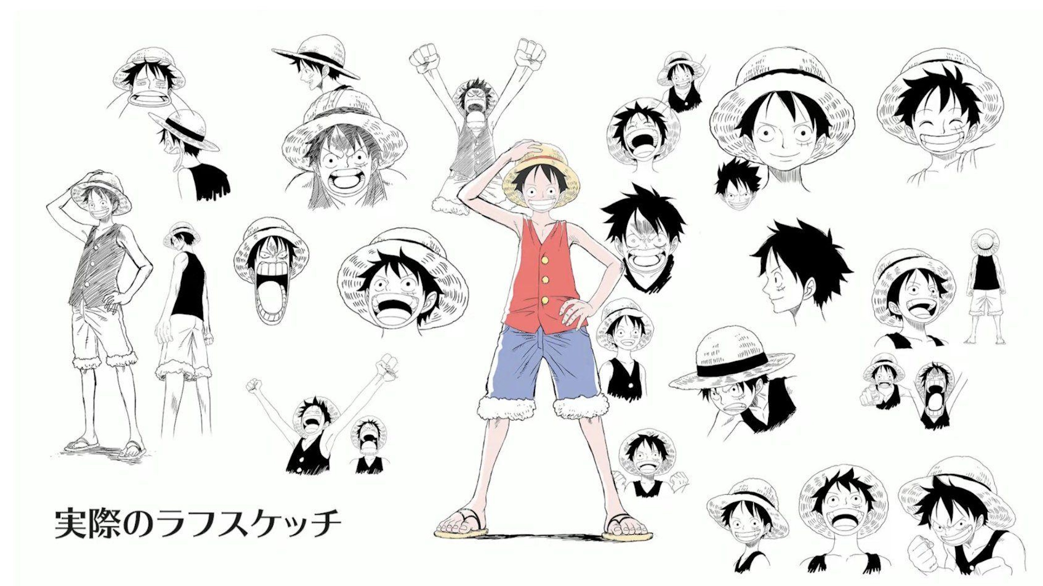 Design di luffy per the one piece